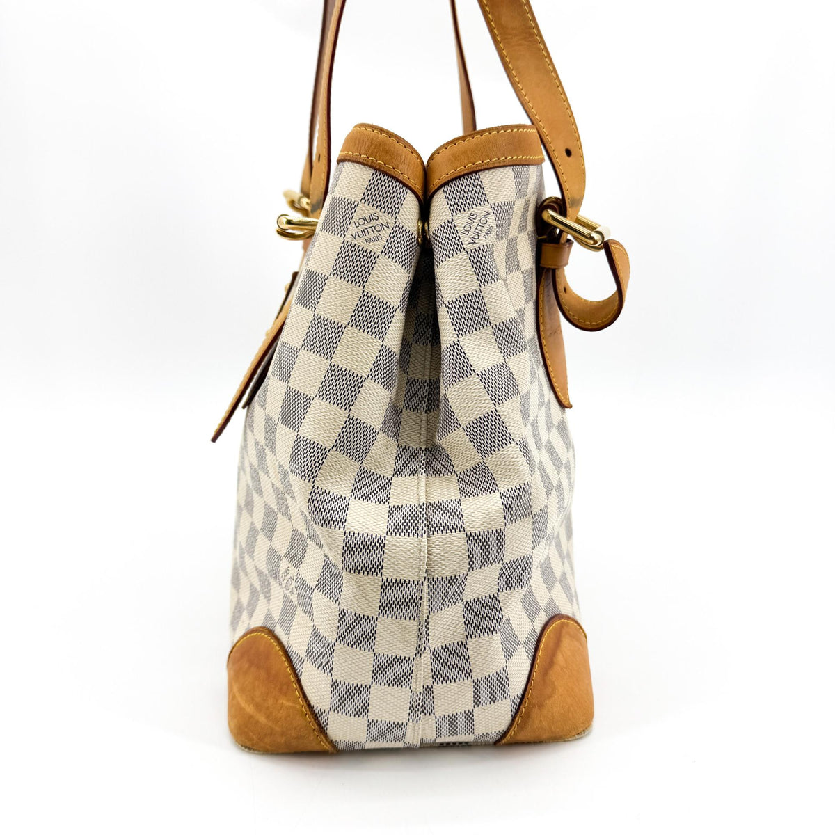 Louis Vuitton Damier Azur Hampstead MM Shoulder Bag