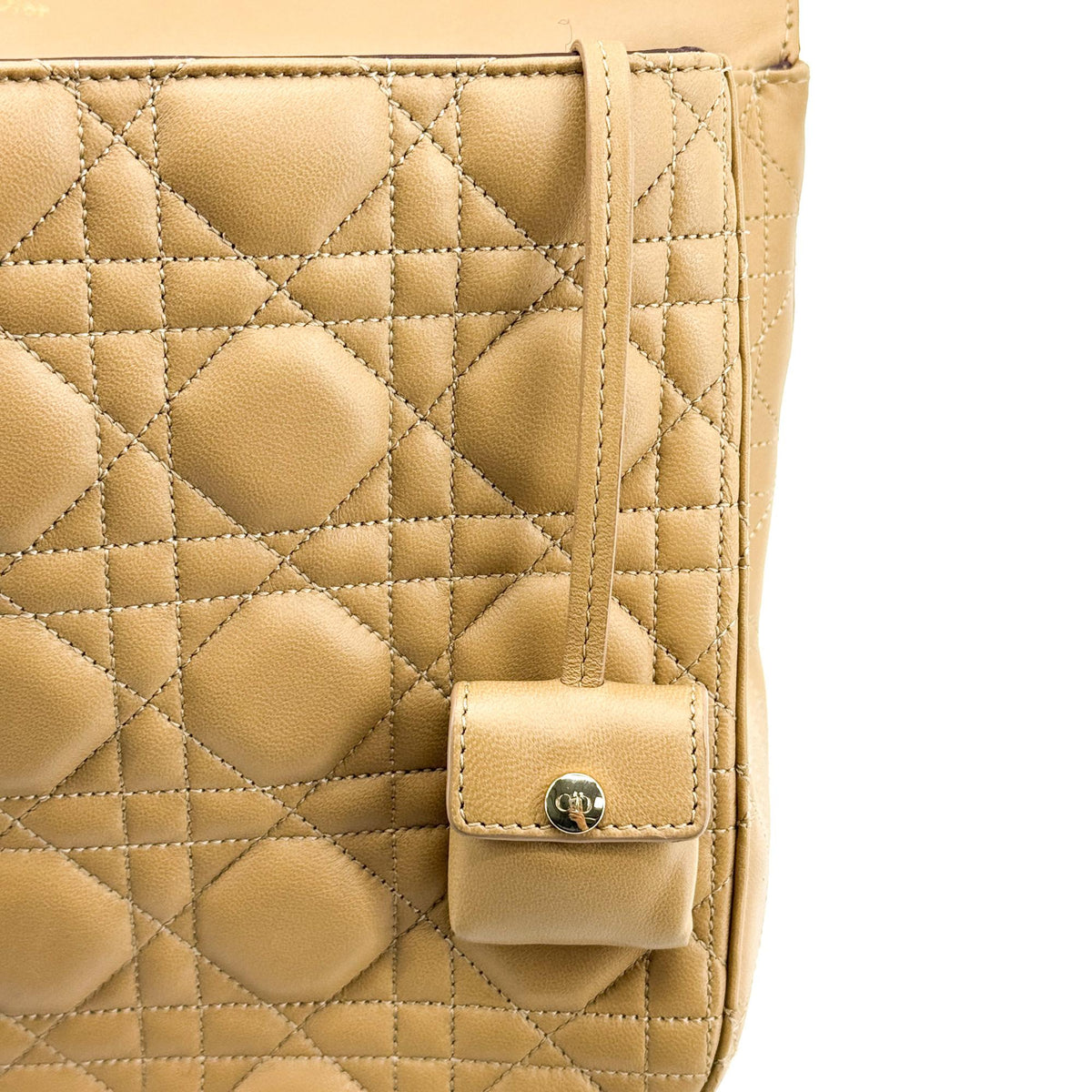 Dior Miss Dior Canage Large Flap Crossbody Bag Beige