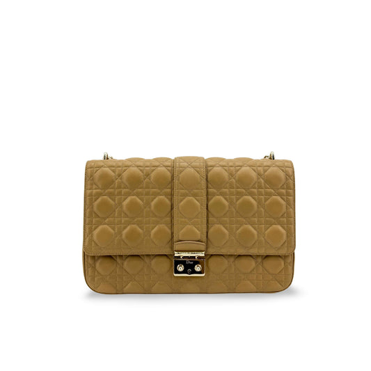 Dior Miss Dior Canage Large Flap Crossbody Bag Beige