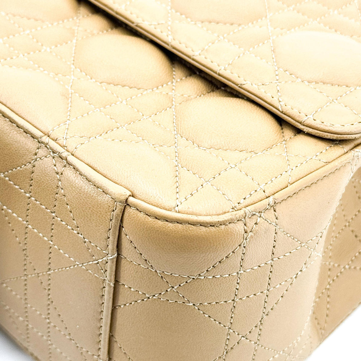 Dior Miss Dior Canage Large Flap Crossbody Bag Beige