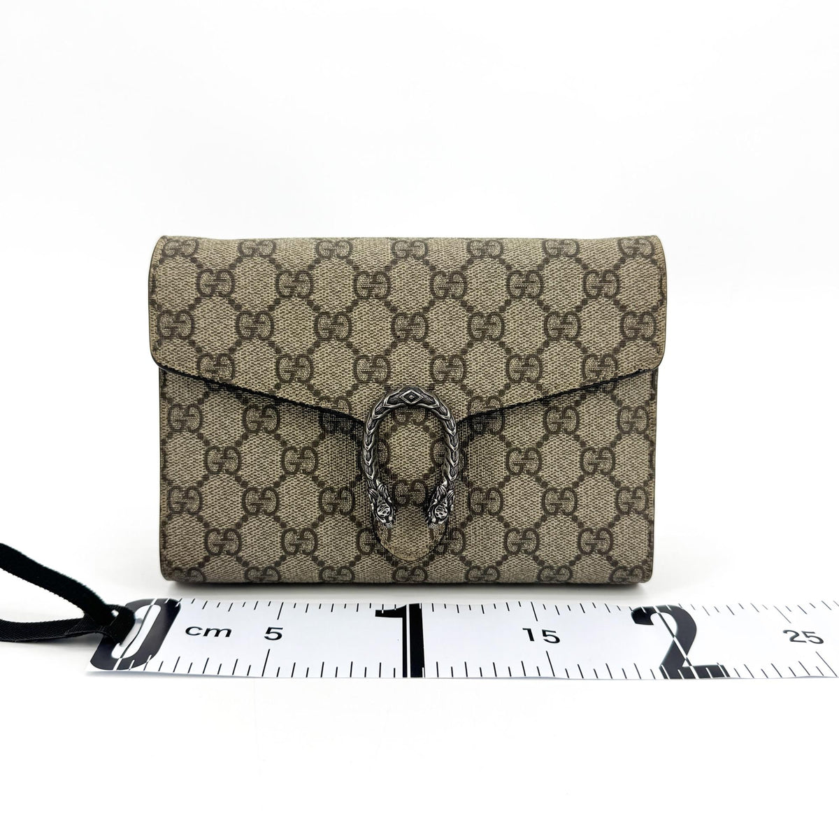 Gucci Dionysus GG Supreme Mini Chain Bag Beige