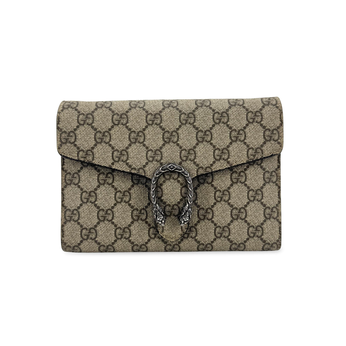 Gucci Dionysus GG Supreme Mini Chain Bag Beige