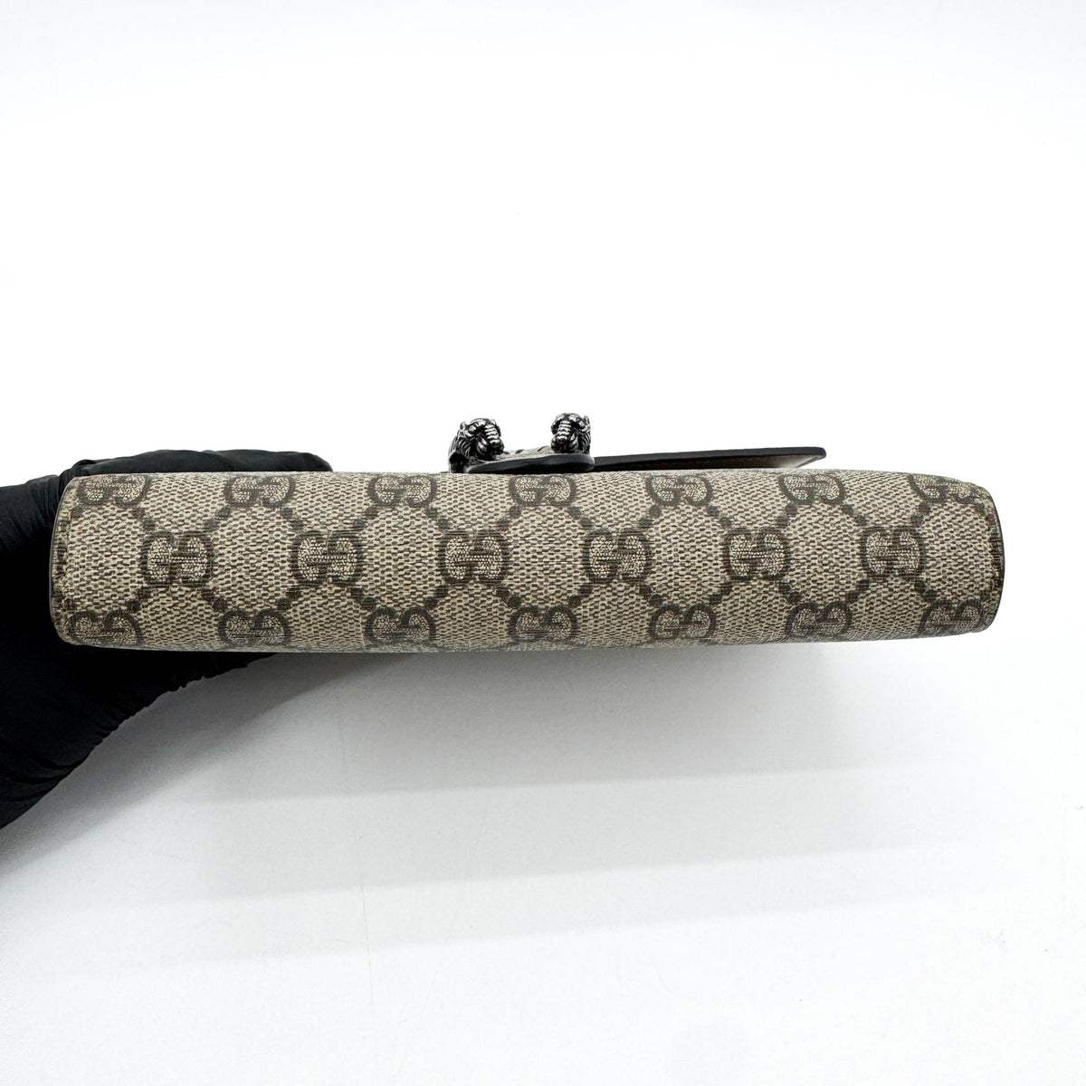 Gucci Dionysus GG Supreme Mini Chain Bag Beige