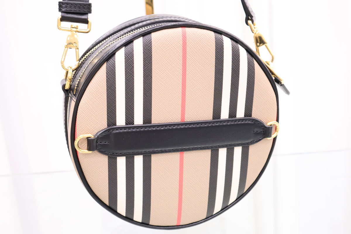 Louis Stripe Tambourine Crossbody Bag 8027293