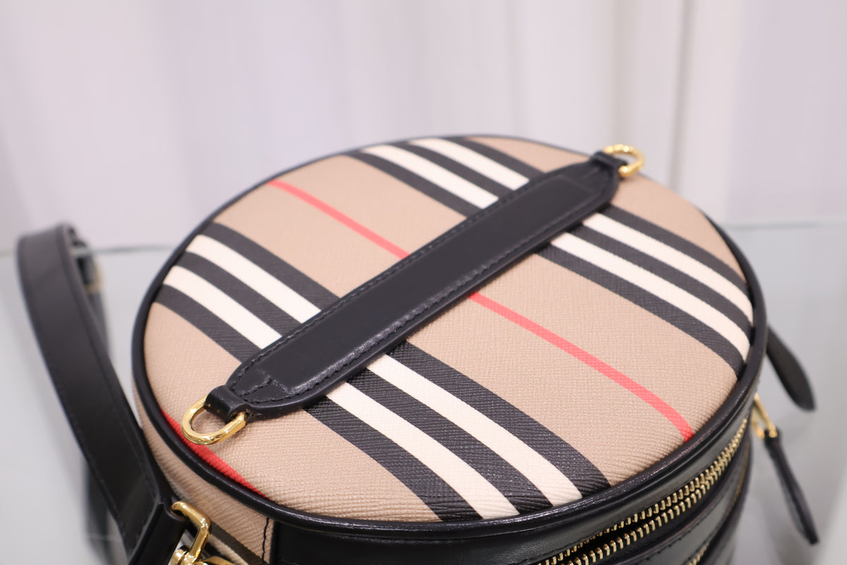 Louis Stripe Tambourine Crossbody Bag 8027293