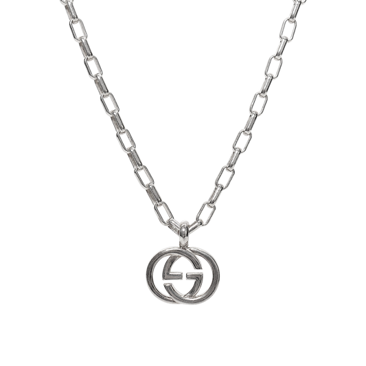 Gucci Interlocking G Silver Necklace