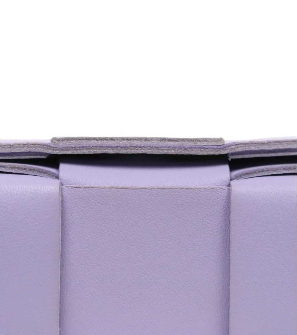 Bottega Veneta Mini Purple Cassette Crossbody Bag