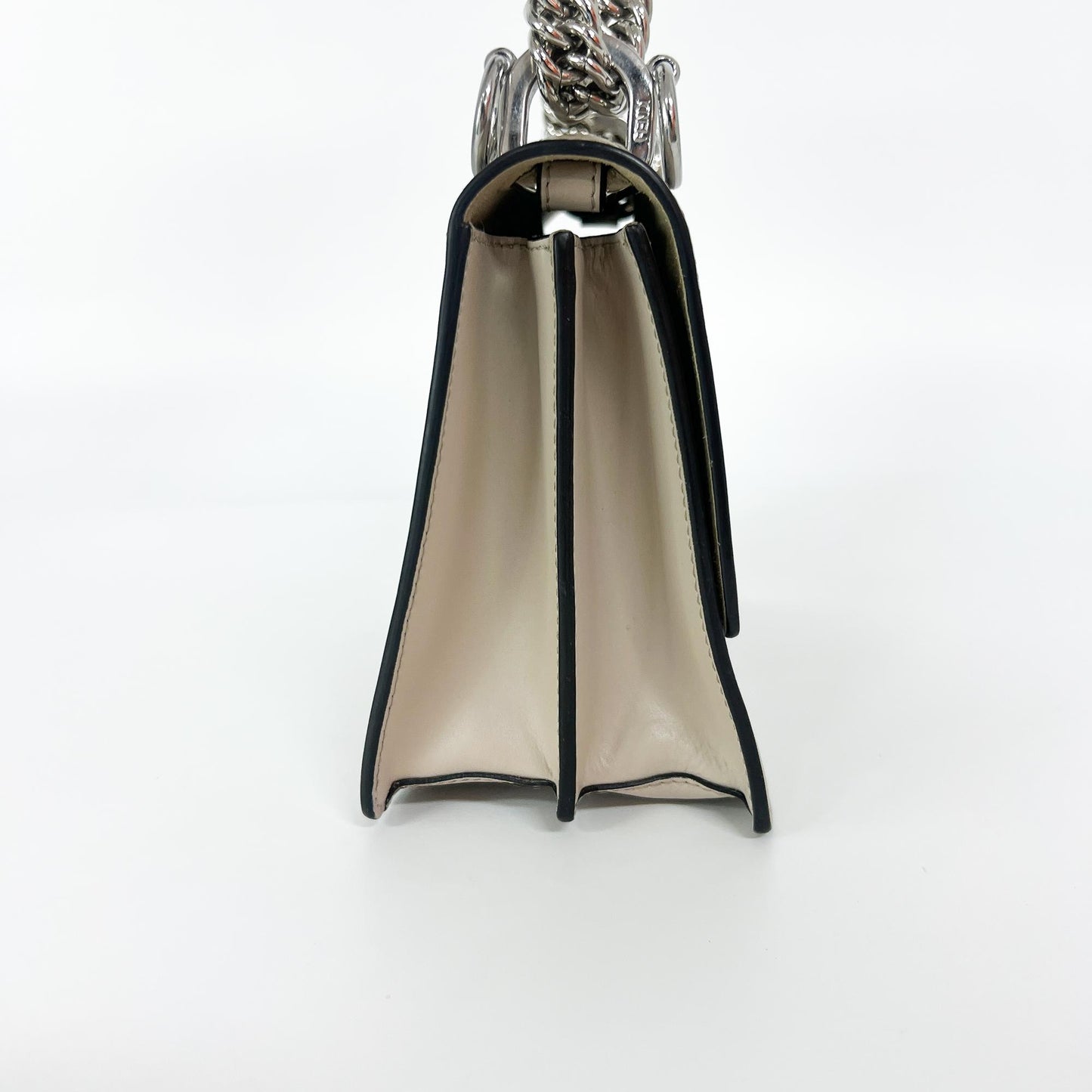 Fendi Khan Eye Small Shoulder Bag Beige