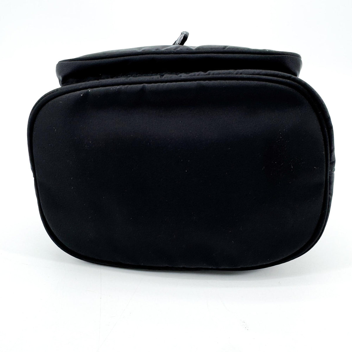 Prada Re-Ylon Duet Bucket Bag Black with Gold Hardware