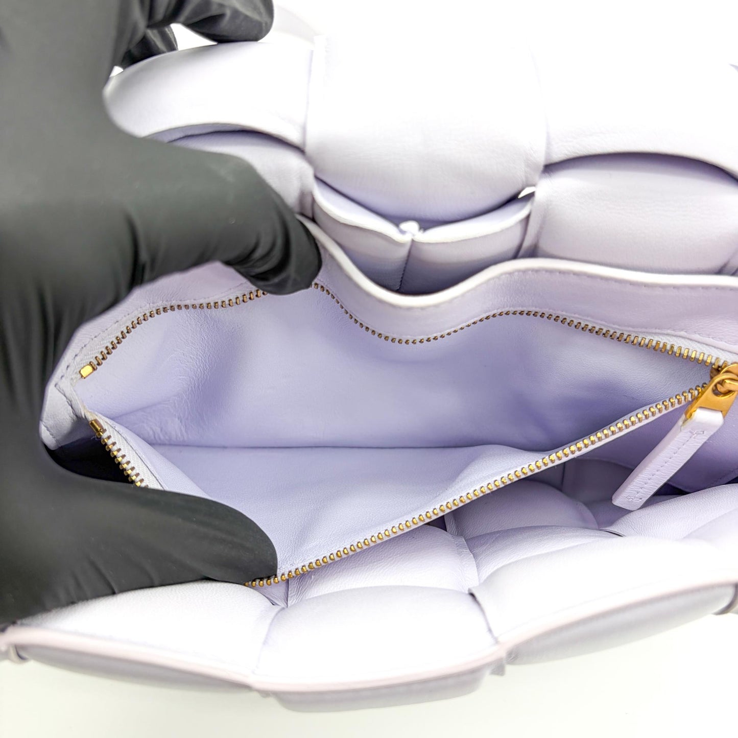 Bottega Veneta Padded Cassette Bag Lavender