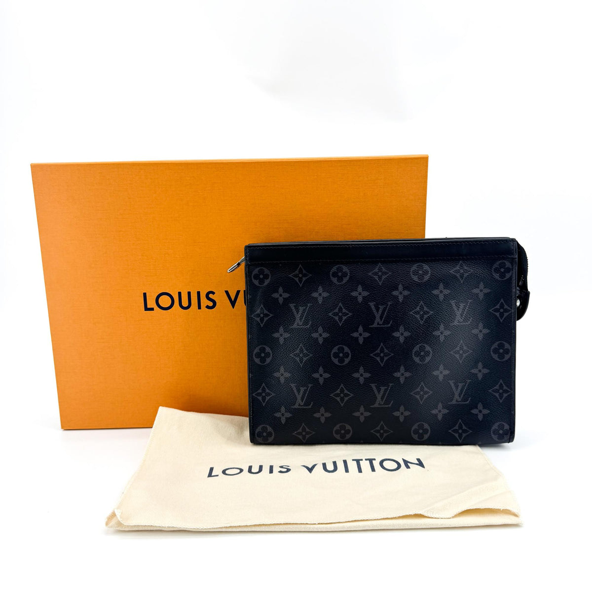 Louis Vuitton Monogram Eclipse Pochette Voyage MM
