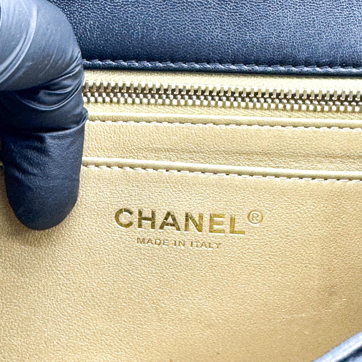 Chanel Lambskin Classic New Mini Crossbody Bag