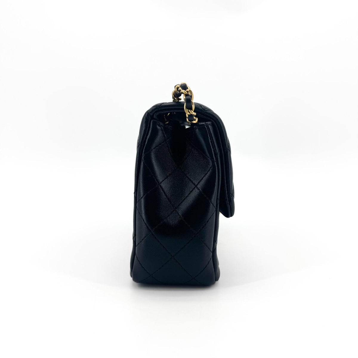 Chanel Lambskin Classic New Mini Crossbody Bag