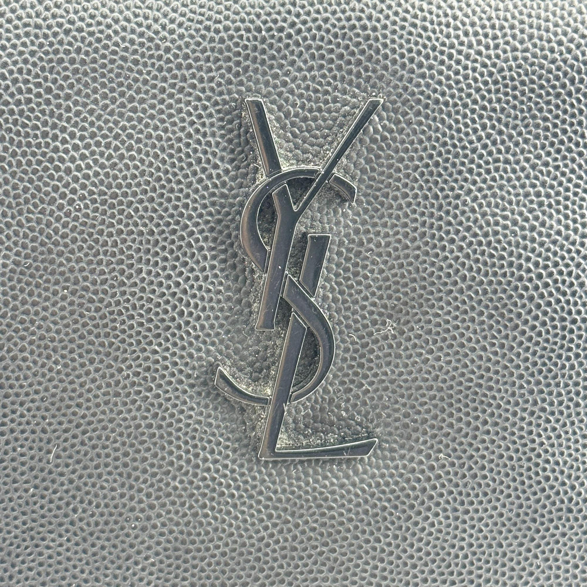 Saint Laurent Monogram Clutch Black Hardware Black