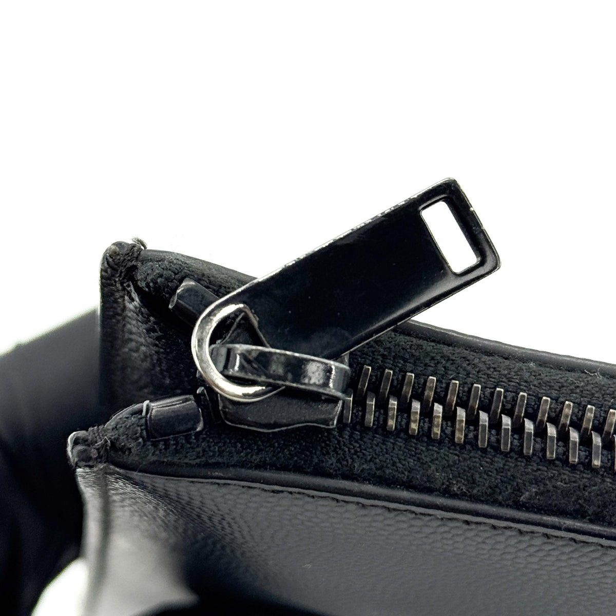 Saint Laurent Monogram Clutch Black Hardware Black
