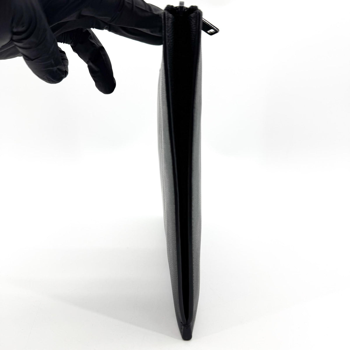 Saint Laurent Monogram Clutch Black Hardware Black