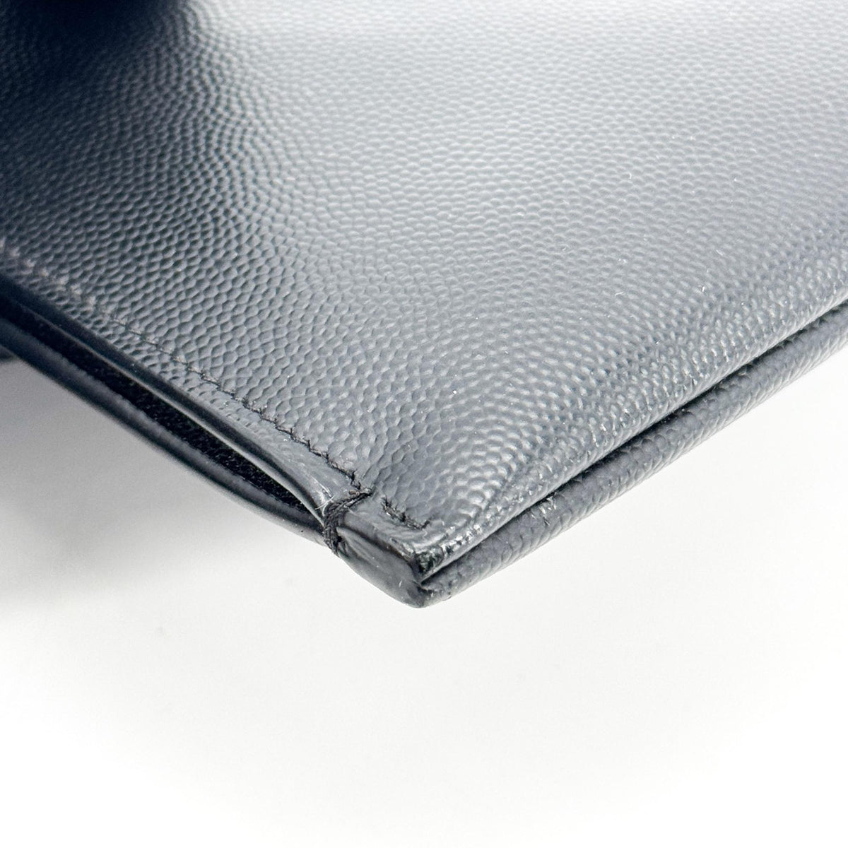 Saint Laurent Monogram Clutch Black Hardware Black