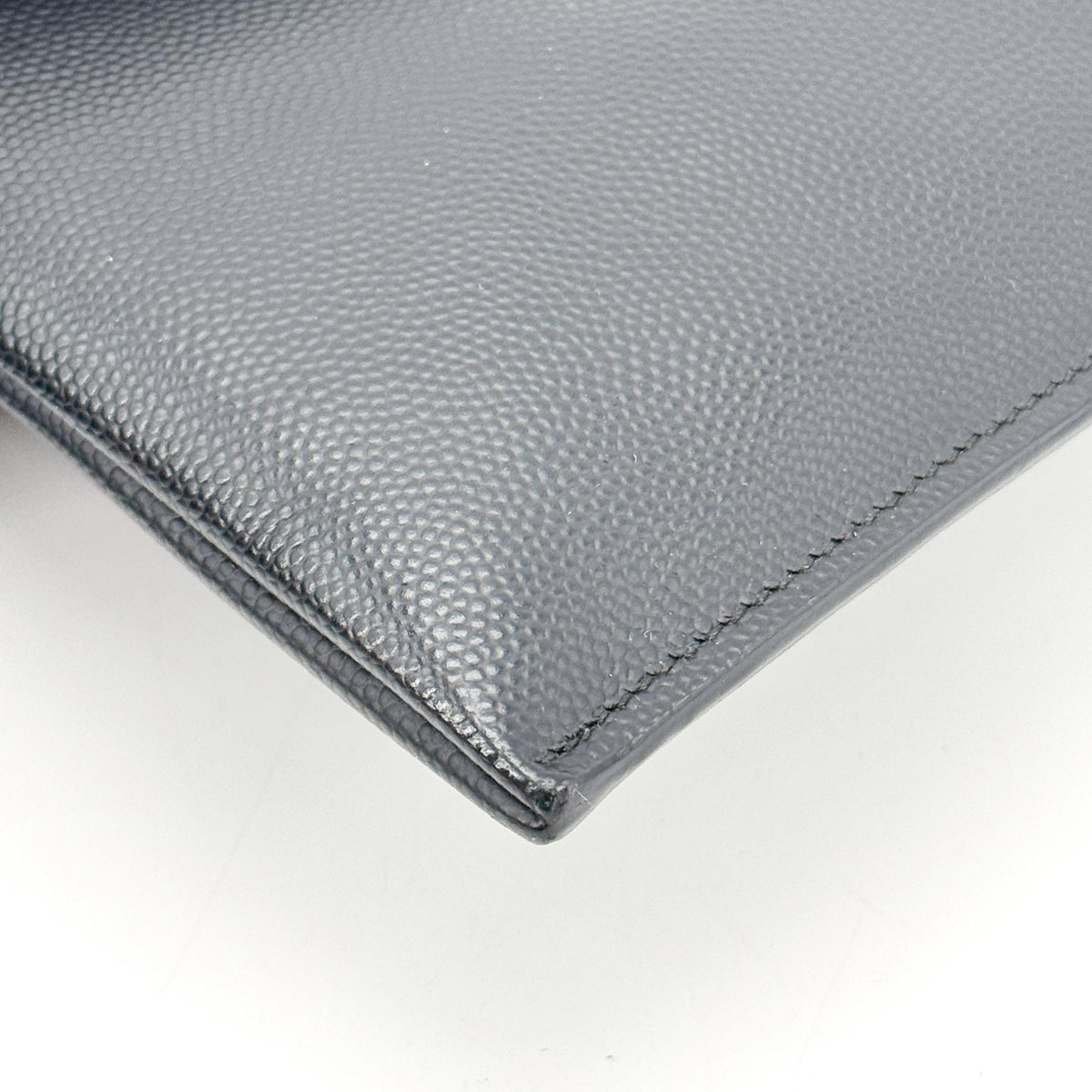 Saint Laurent Monogram Clutch Black Hardware Black