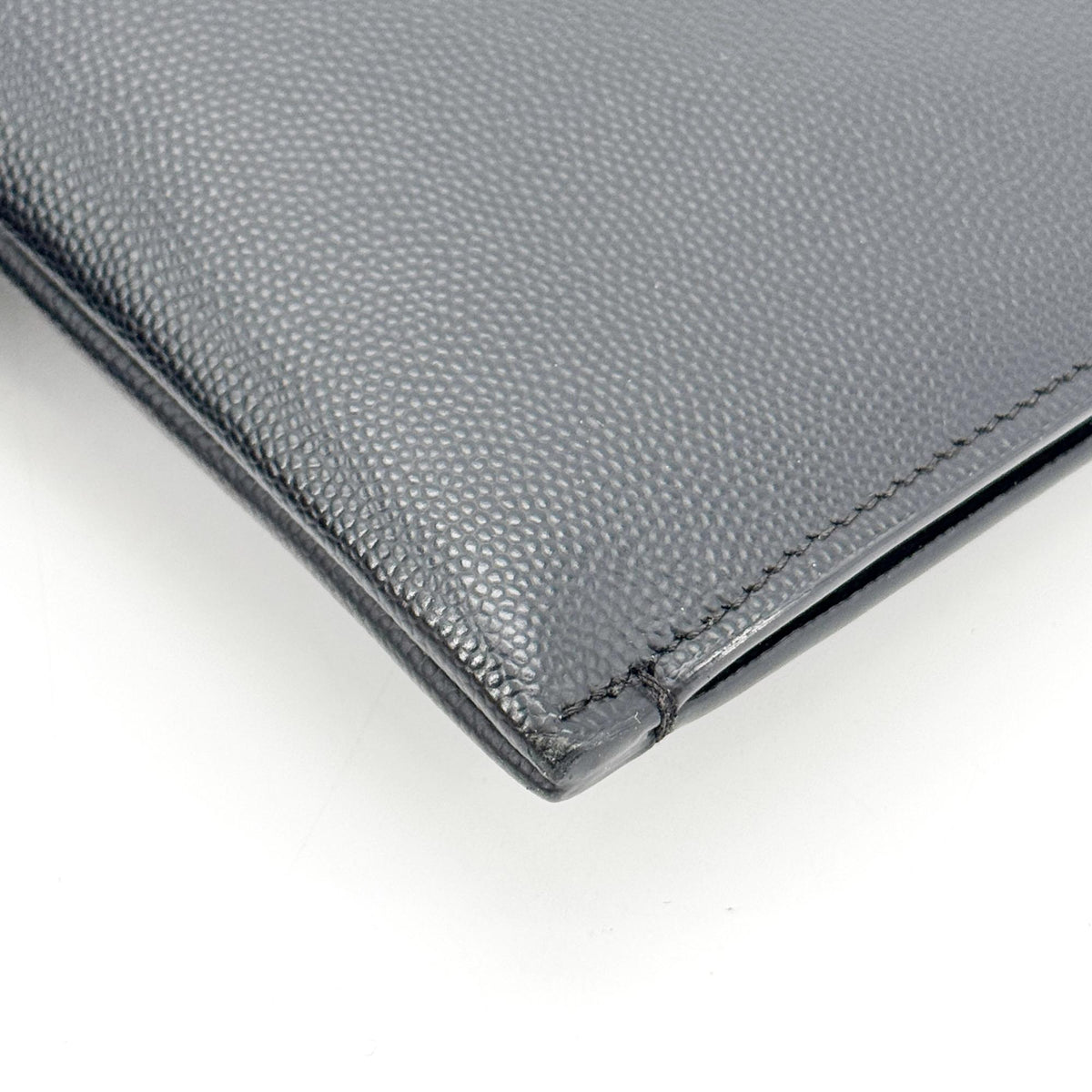 Saint Laurent Monogram Clutch Black Hardware Black