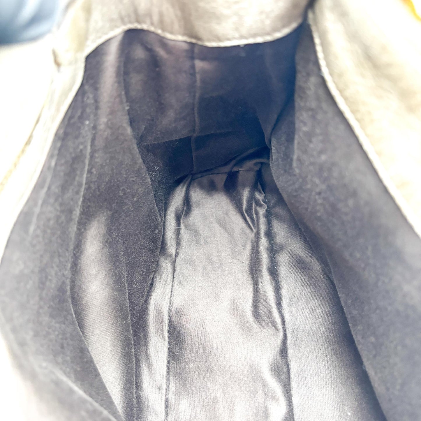 Miu Miu Vitello Shine Tote Bag Brown