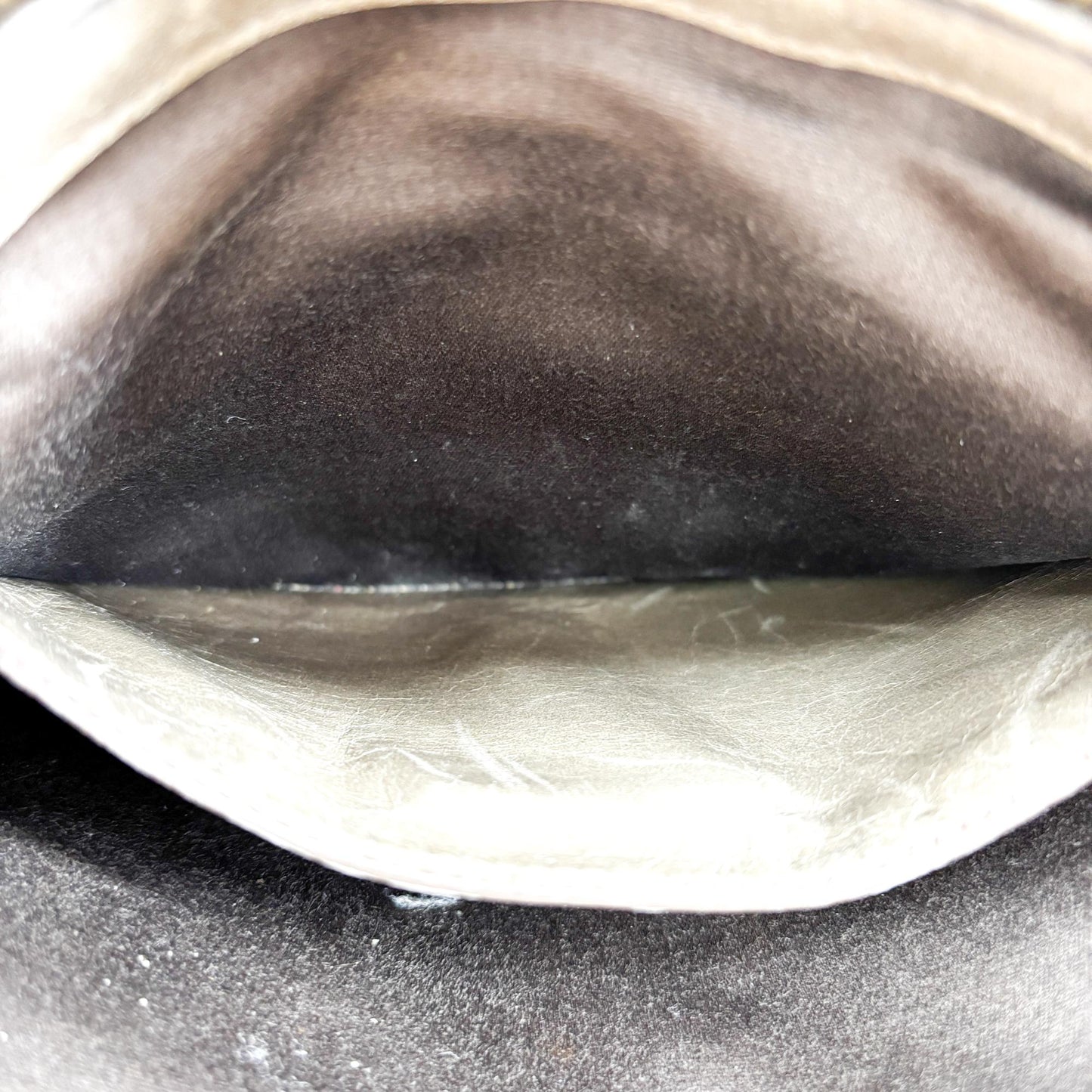 Miu Miu Vitello Shine Tote Bag Brown