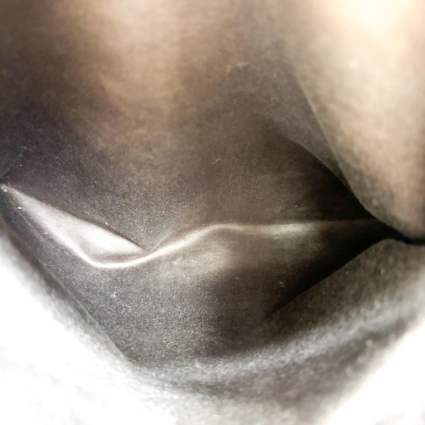 Miu Miu Vitello Shine Tote Bag Brown