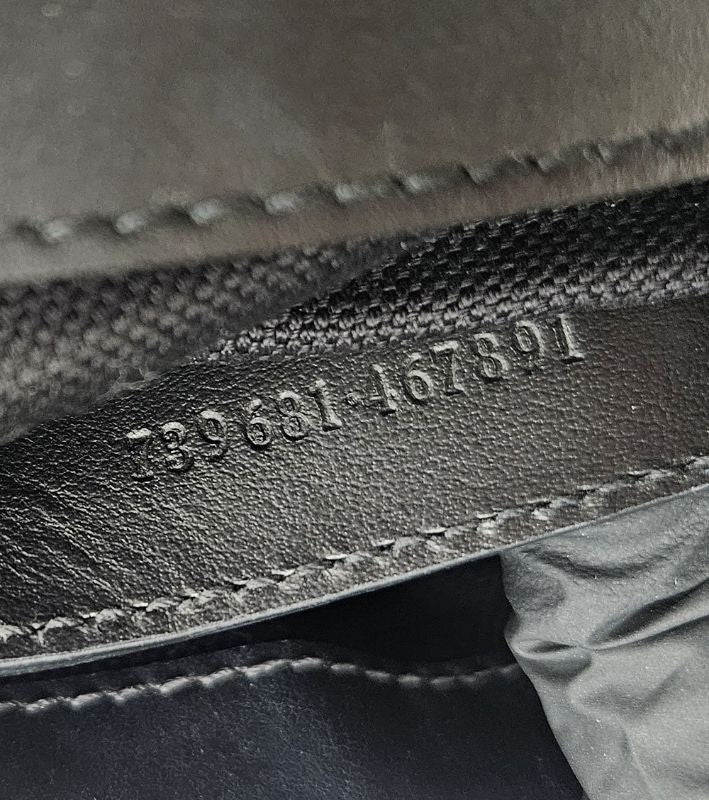 Gucci Black Mamont Shoulder Bag