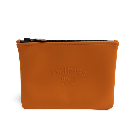 Hermès Neovein Flat Pouch MM Orange