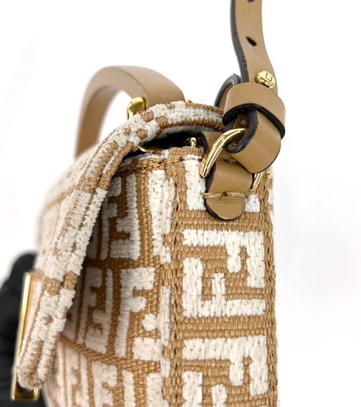 Fendi Beige Zucchino 2WAY Bag