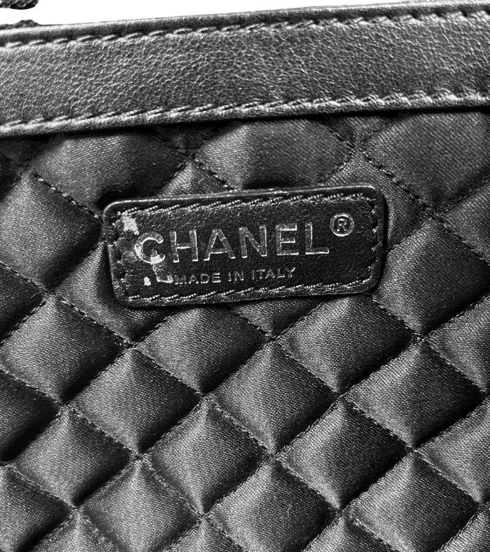 Chanel Black Big CC Chain Shoulder Bag