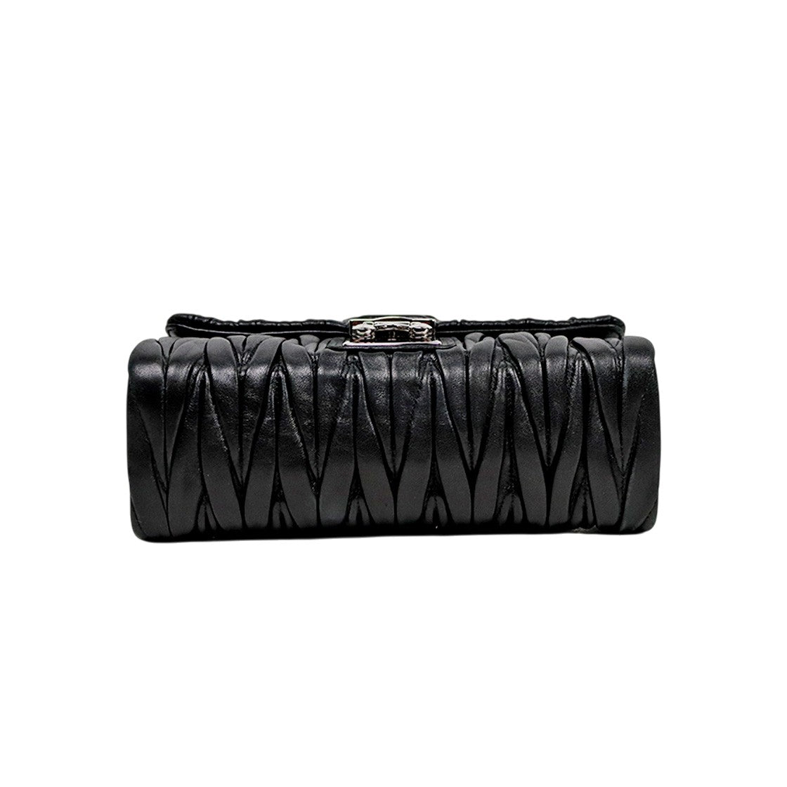 Miu Miu Black Materasse Chain Shoulder Bag