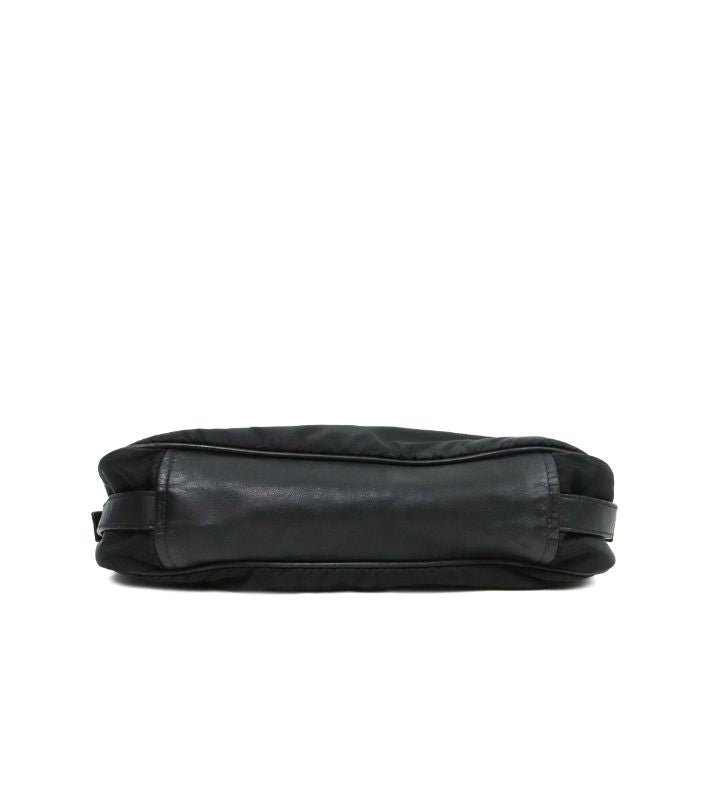 Prada Black Nylon Hobo Shoulder Bag