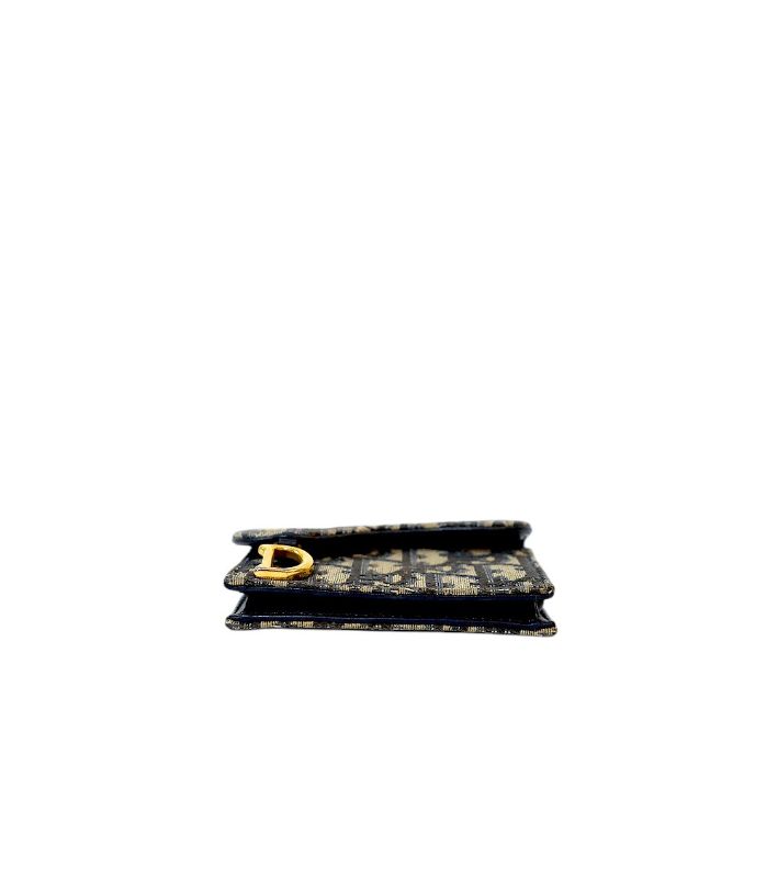 Dior Oblique Saddle Card Wallet