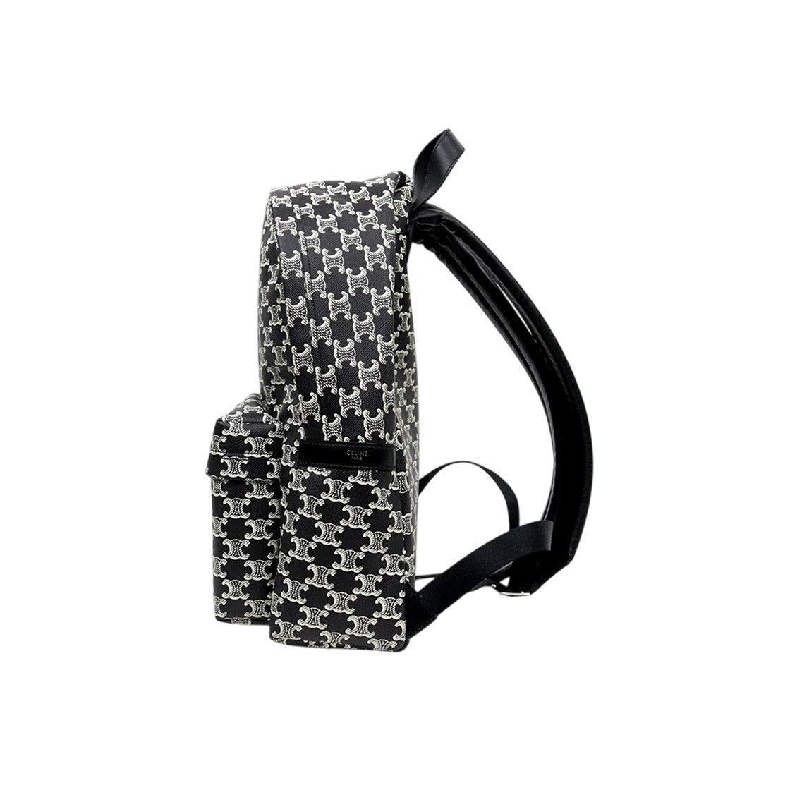 Céline Black Triomphe Canvas Backpack
