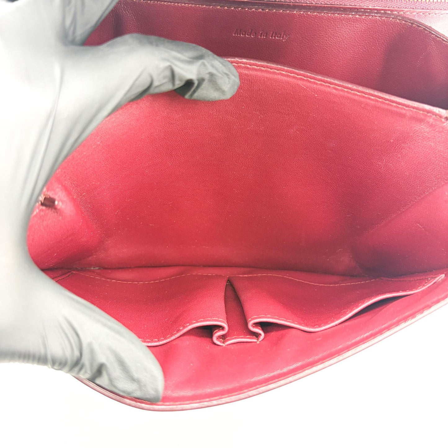 Celine Medium Classic Box Bag Burgundy