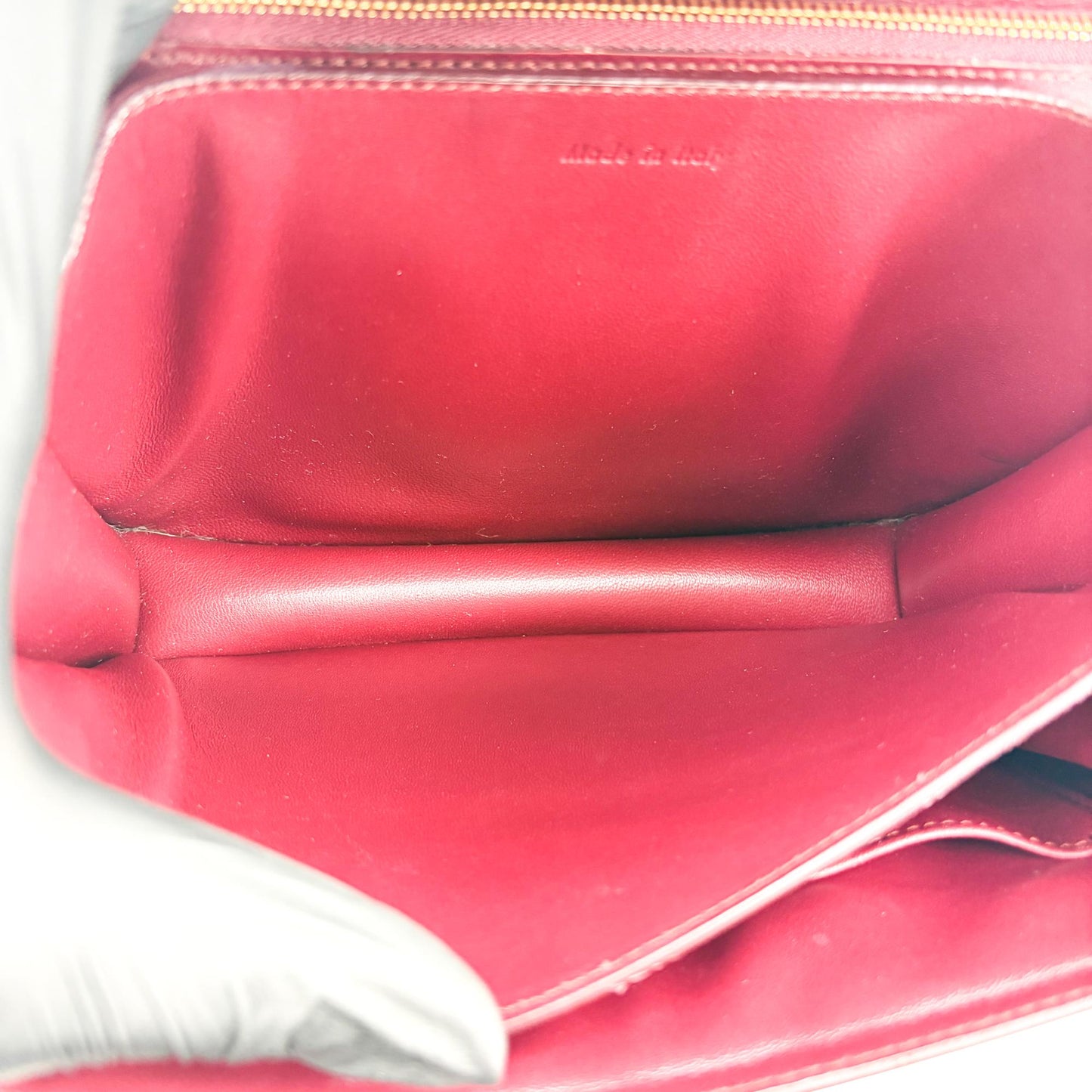 Celine Medium Classic Box Bag Burgundy