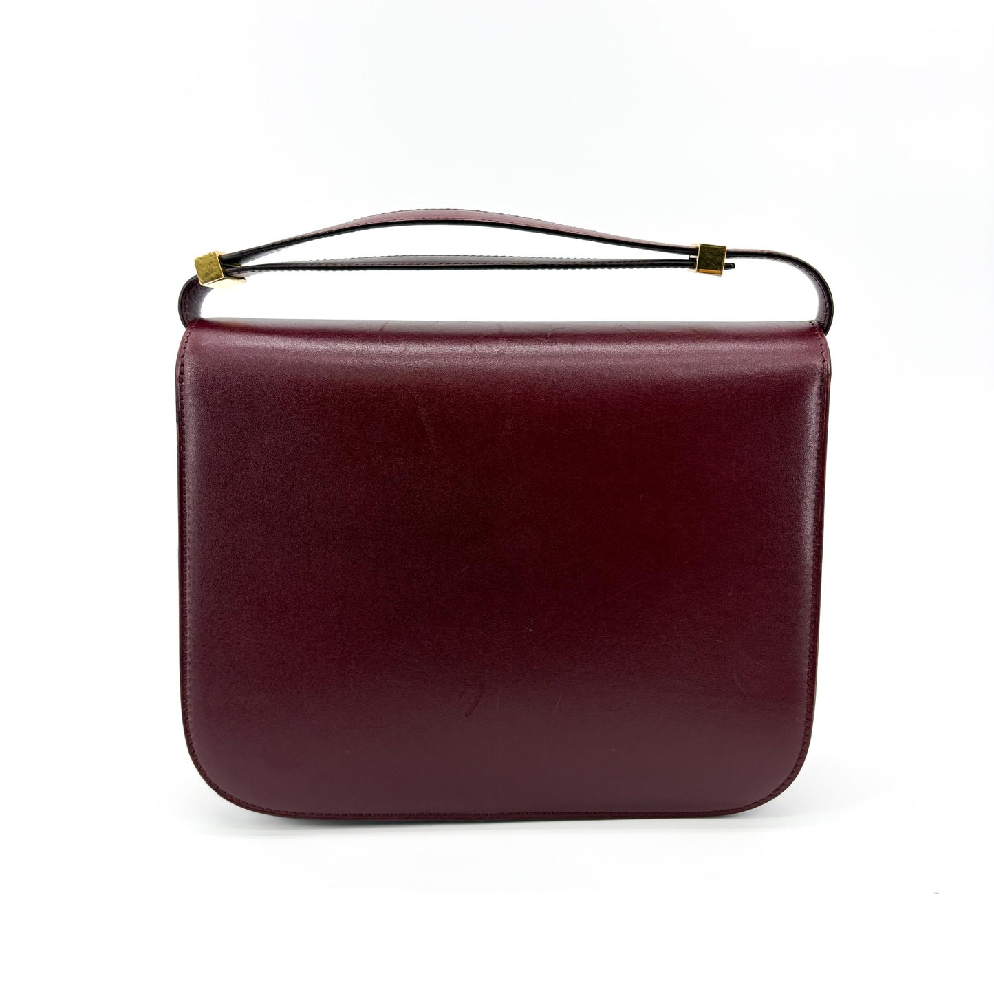 Celine Medium Classic Box Bag Burgundy
