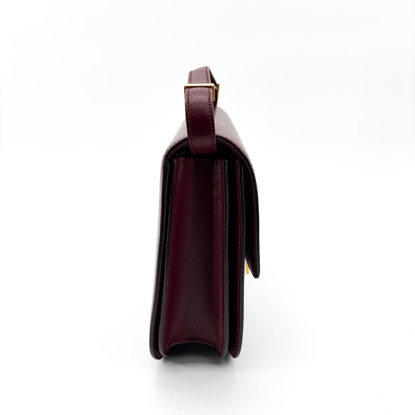 Celine Medium Classic Box Bag Burgundy