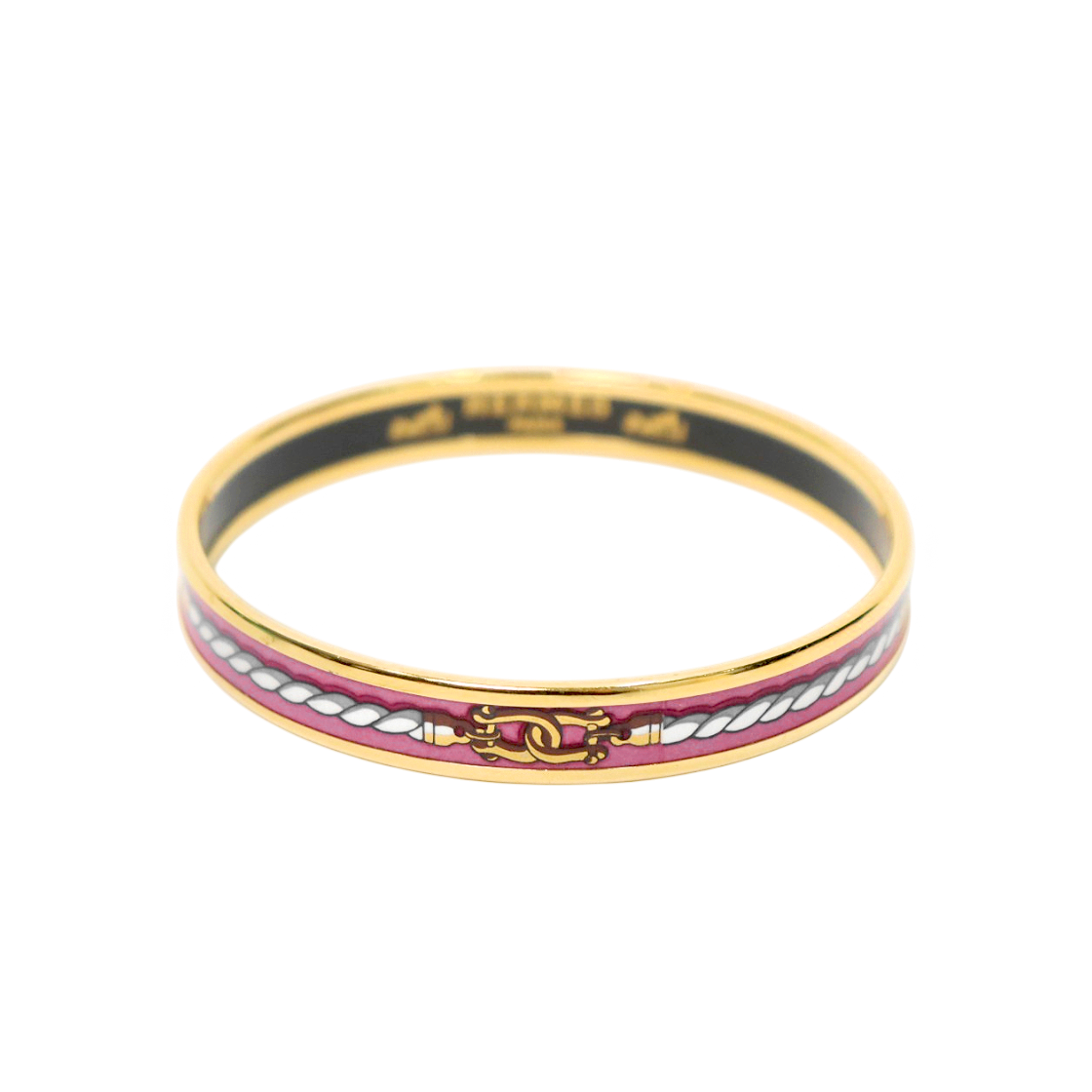 Hermès Pink Bangle Bracelet