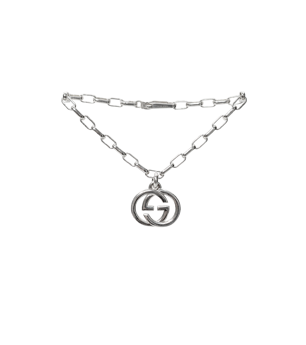 Gucci Interlocking G Silver Bracelet
