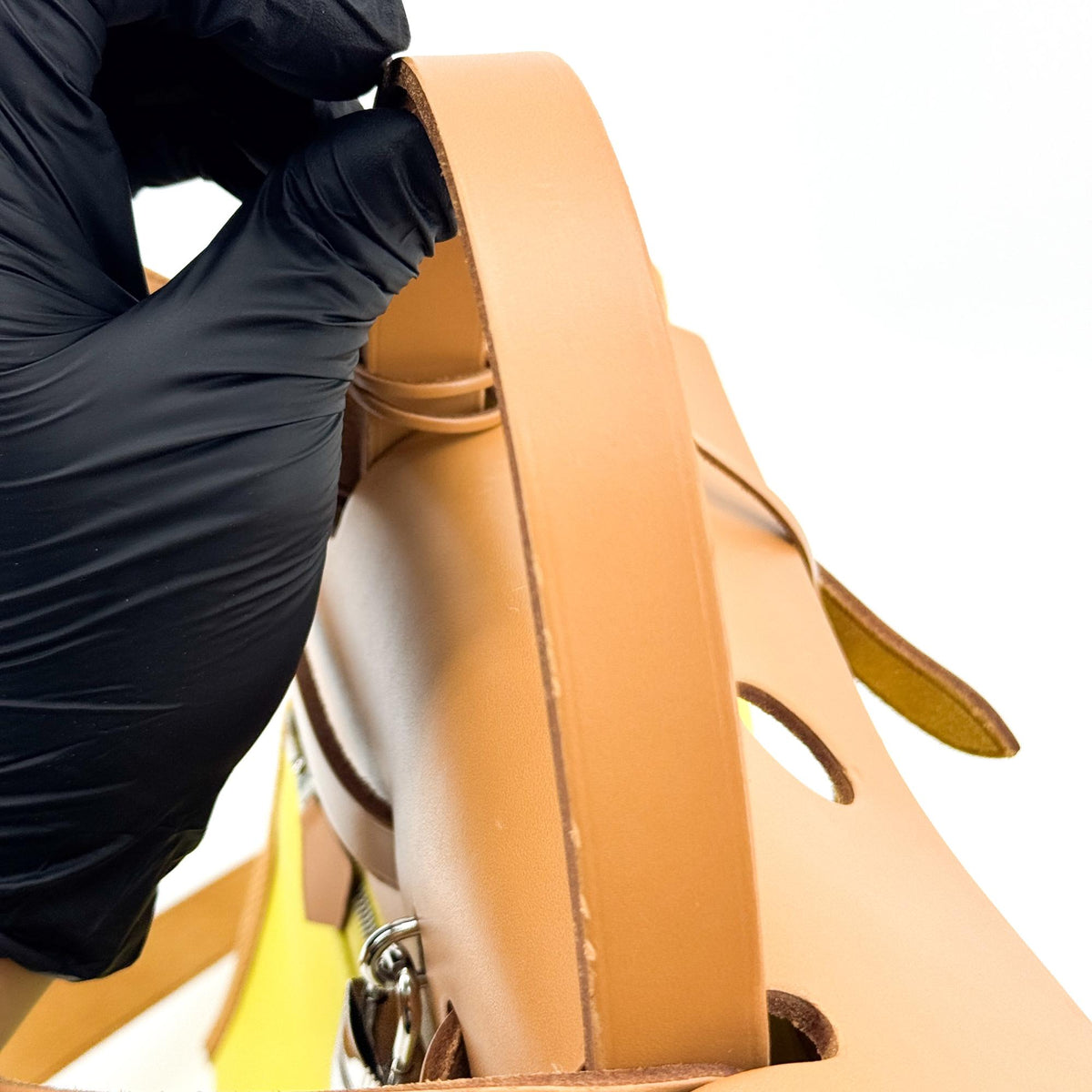 Hermès Herbag Zip 31 Lime Brown D Engraving