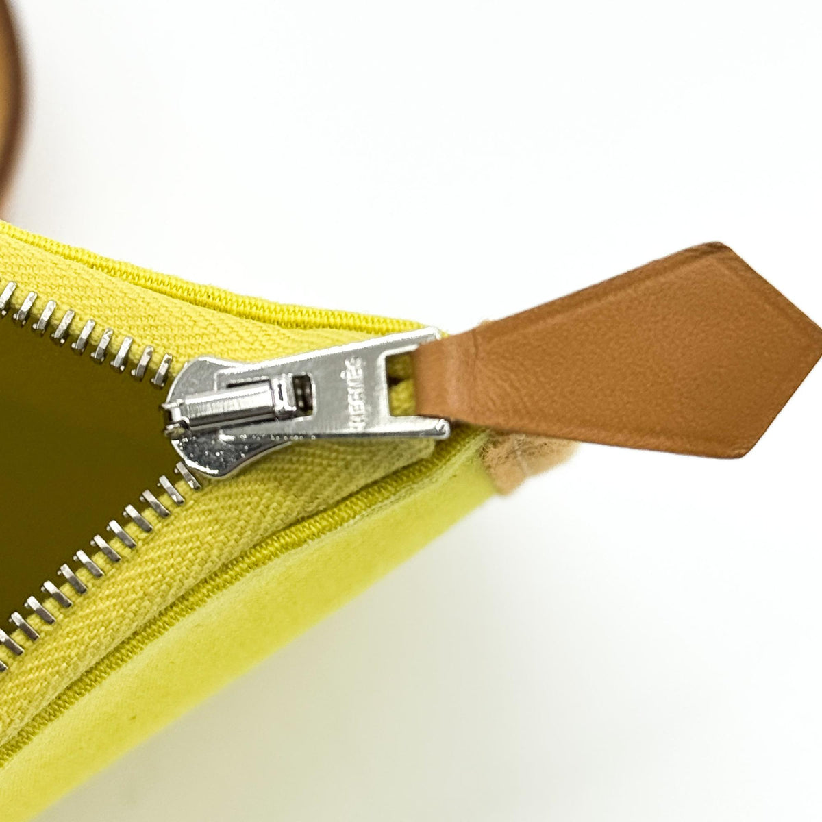 Hermès Herbag Zip 31 Lime Brown D Engraving
