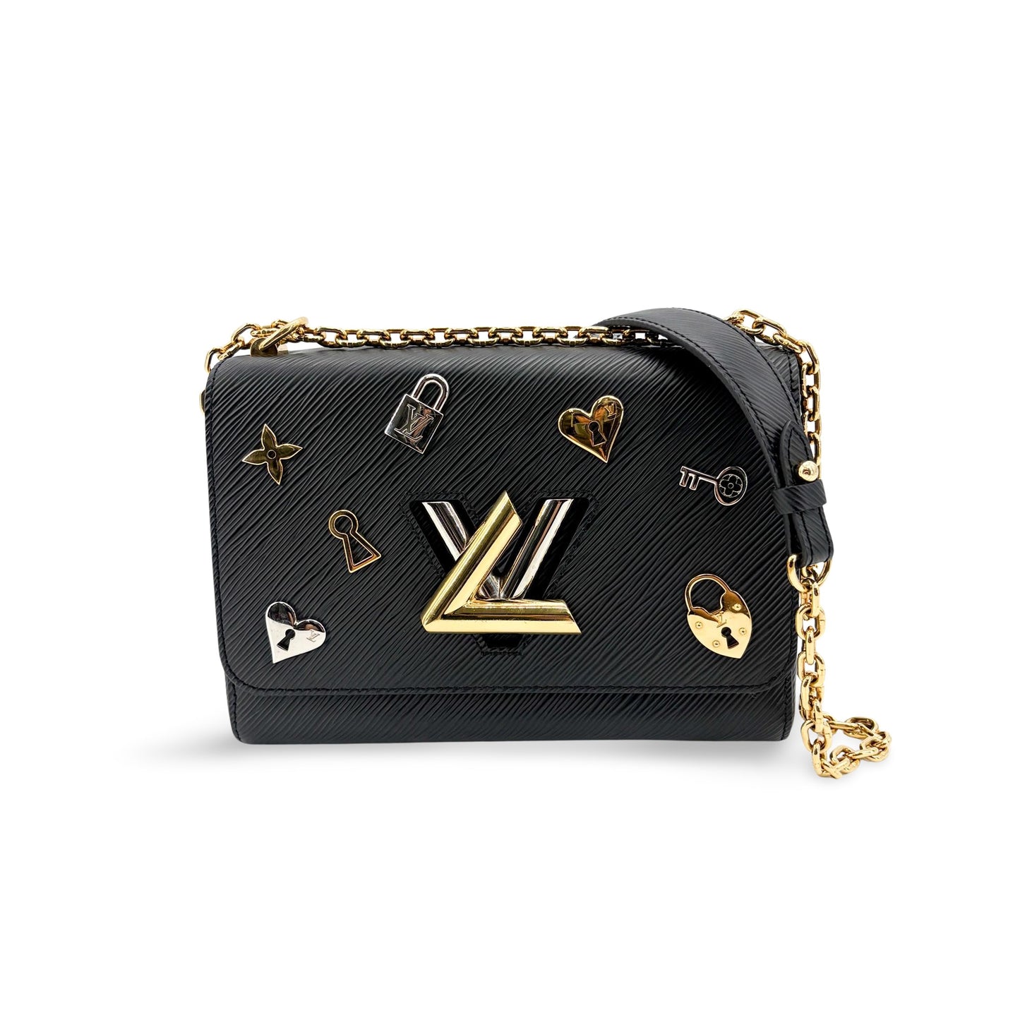 Louis Vuitton Twist MM Love Lock Effie Black