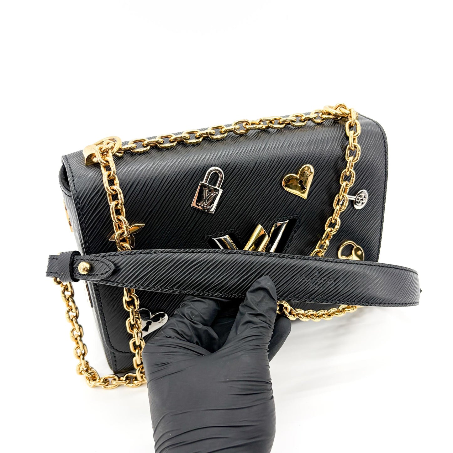 Louis Vuitton Twist MM Love Lock Effie Black