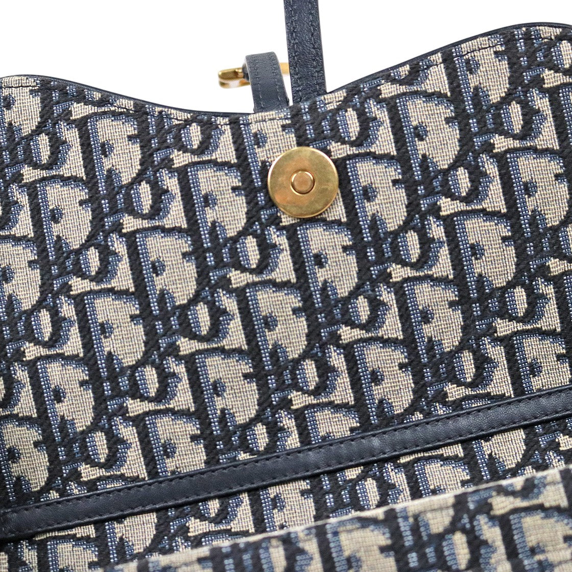 Dior Oblique Saddle Pouch Crossbody Bag