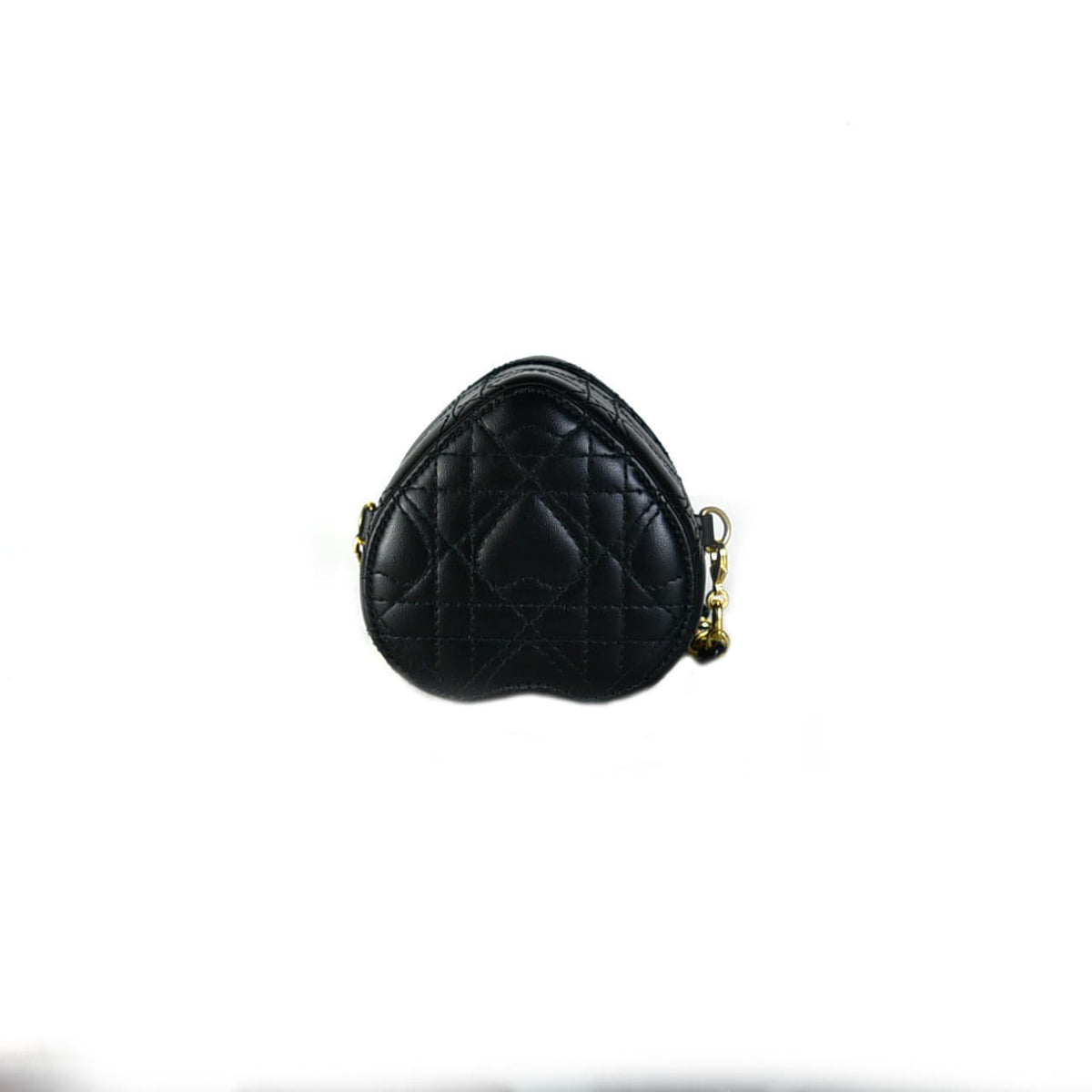 Cannage Micro Heart Vanity Case Crossbody Bag