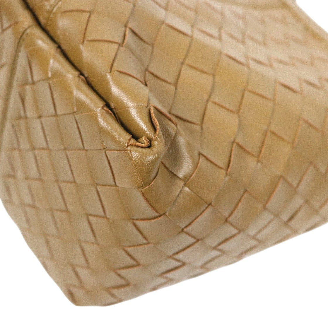 Bottega Veneta Brown Leather Flip-Flop Tote Bag