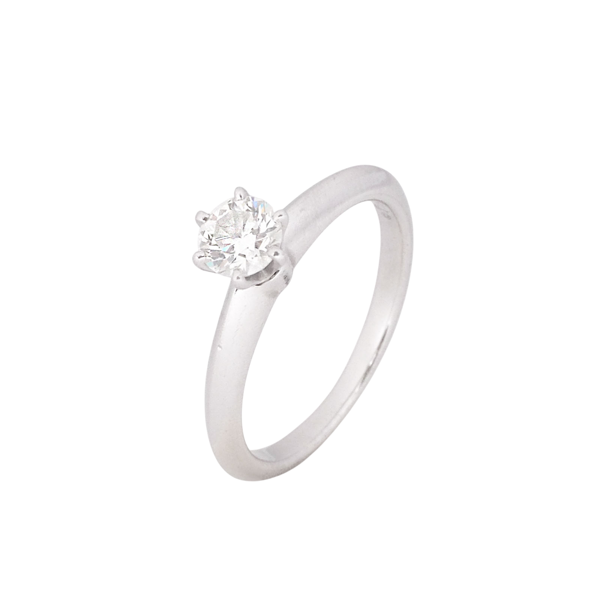 Tiffany platinum setting wedding ring