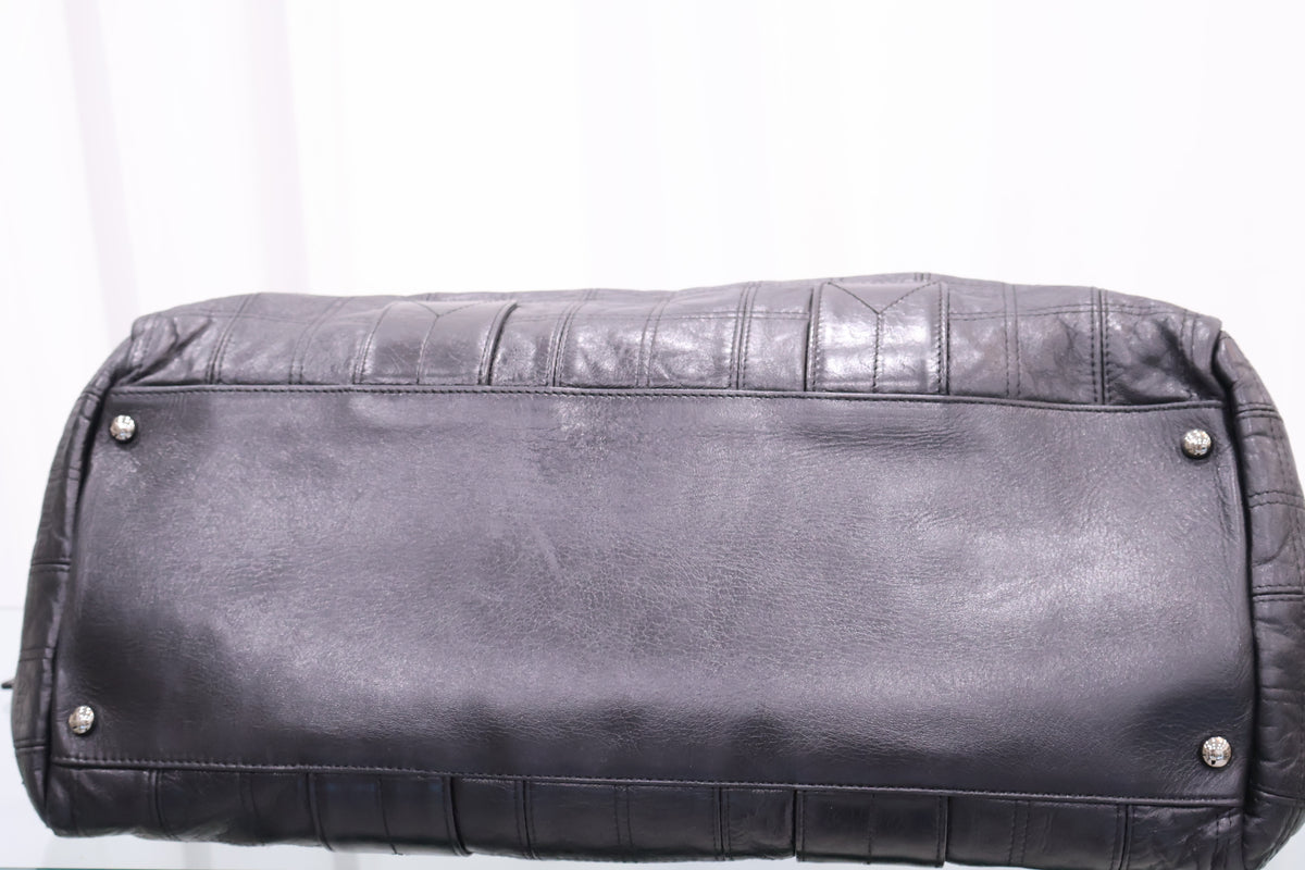 LAX Chocolate Bar Quilted Shopping Tote Bag