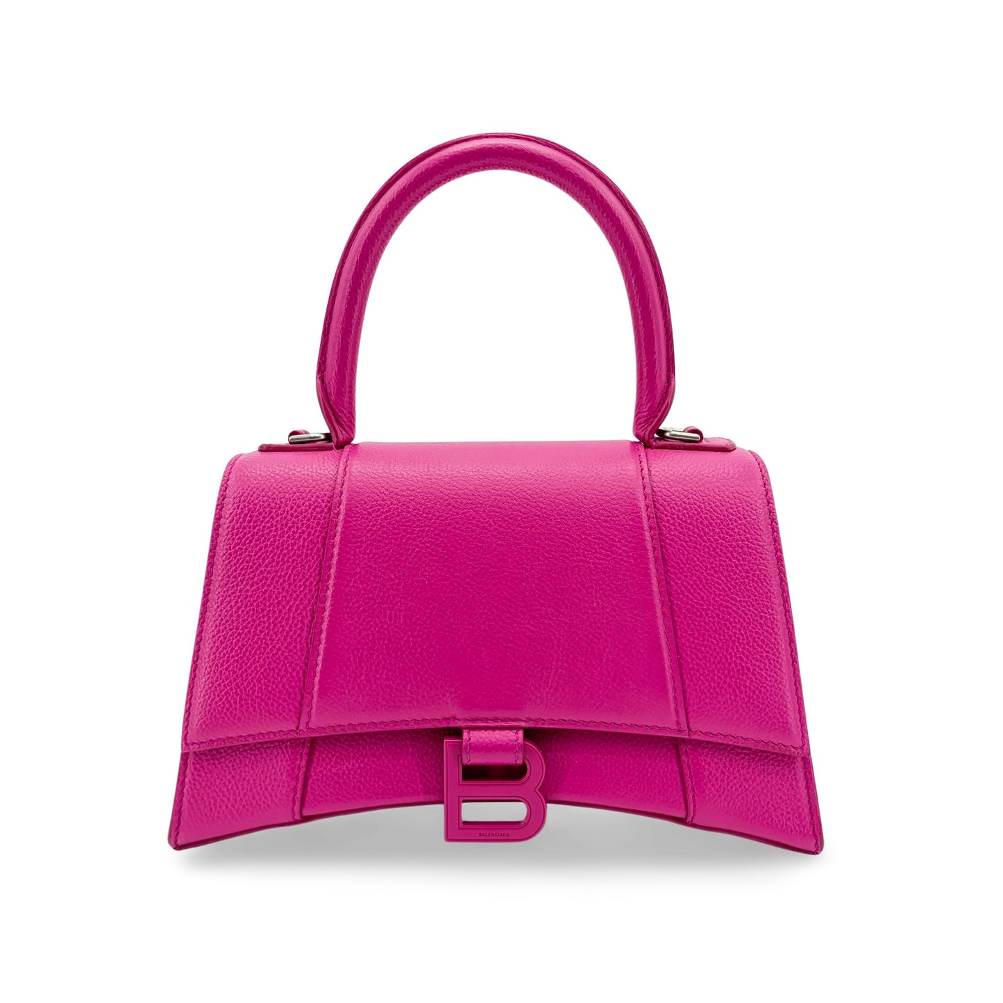 Balenciaga Hourglass XS Top Handle Bag Fuchsia